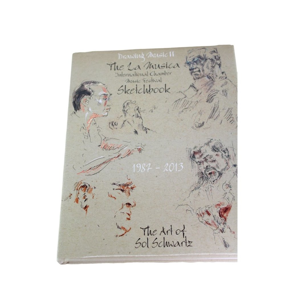 Drawing Music II The La Music  Festival Sketchbook Sol Schwartz Signed 89874